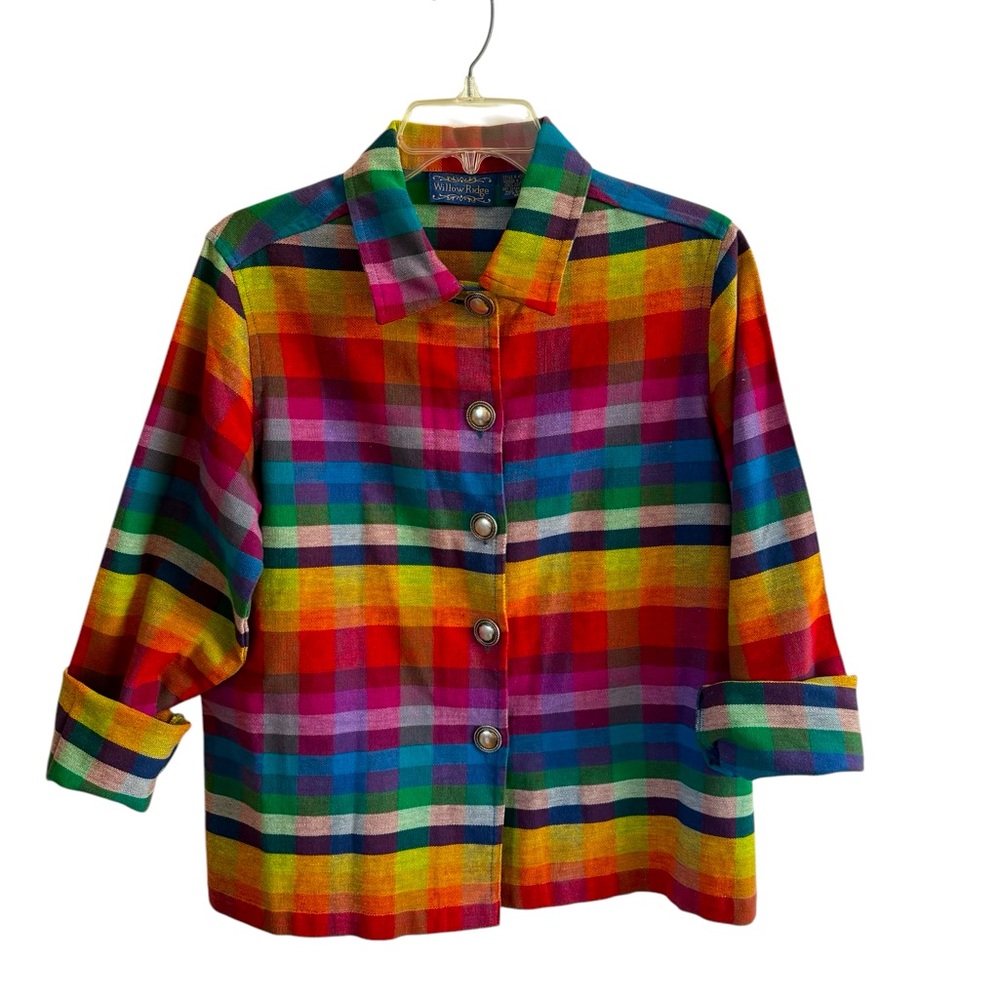 Vintage Willow Ridge Rainbow Lightweight Southwestern Style Jacket